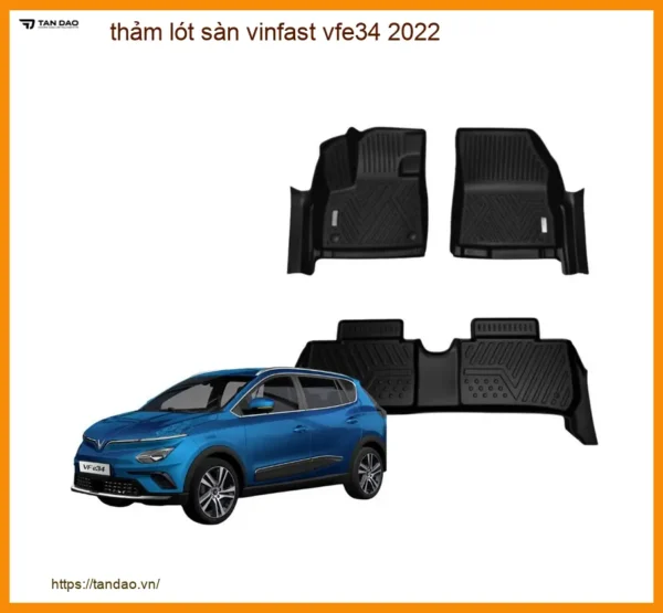Thảm Lót Sàn Vinfast VFe34 2022 - Địa Chỉ Lắp Đặt Uy Tín TPHCM