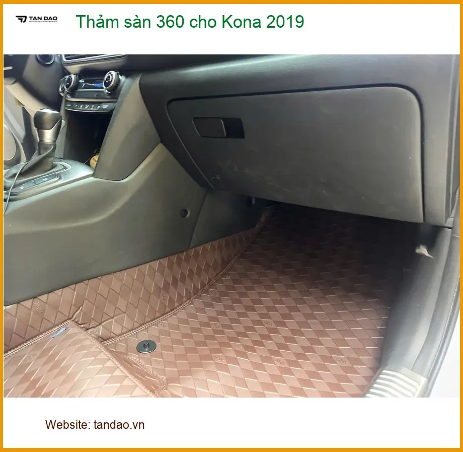 Anh Kiên lắp thảm sàn 360 cho Kona 2019 tại Quận 2 bảo vệ sàn tối ưu ảnh thực tế 4