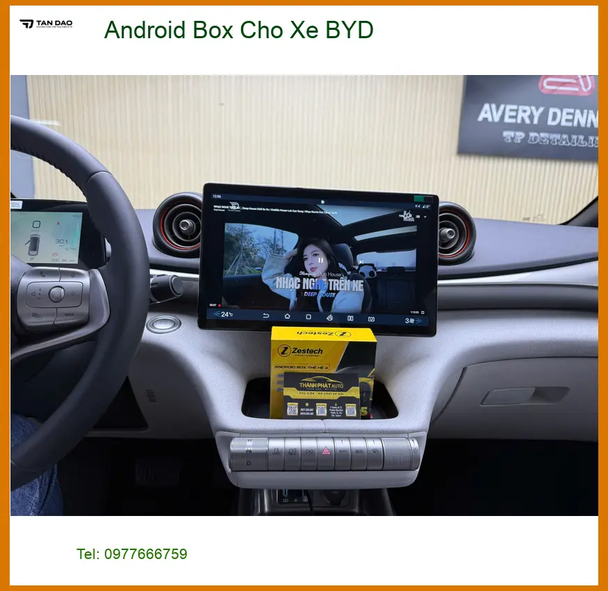 Anh Khải lắp Android Box cho BYD Atto 3 tại Hóc Môn để giữ màn zin ảnh thực tế 2