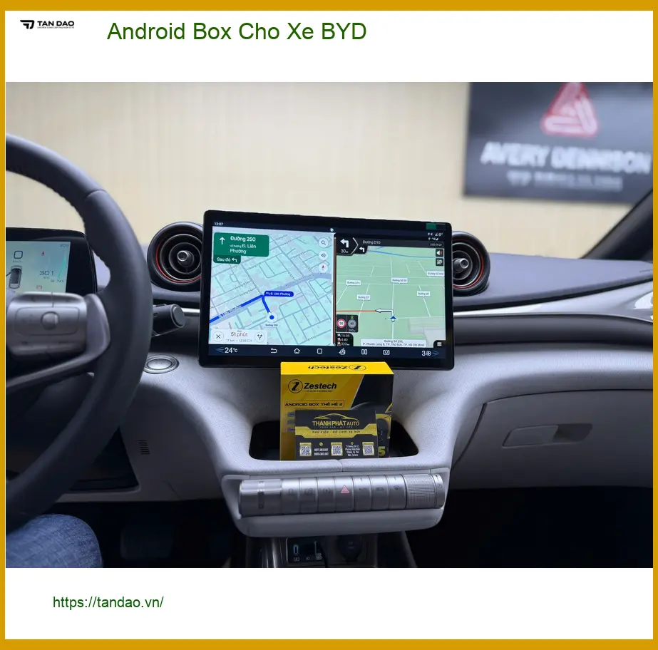 Anh Khải lắp Android Box cho BYD Atto 3 tại Hóc Môn để giữ màn zin ảnh thực tế 3