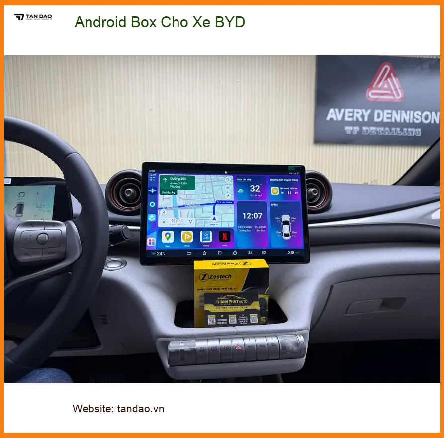 Anh Khải lắp Android Box cho BYD Atto 3 tại Hóc Môn để giữ màn zin ảnh thực tế 4