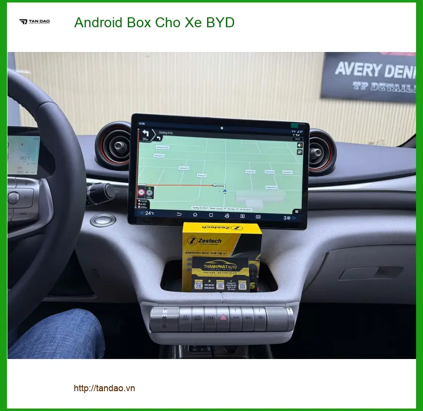 Anh Quang lắp Android Box cho BYD Atto 3 tại Quận 1 để trải nghiệm giải trí đỉnh cao