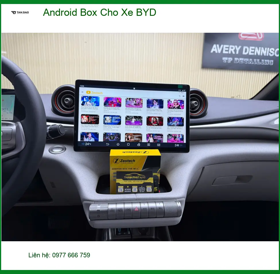Anh Quang lắp Android Box cho BYD Atto 3 tại Quận 1 để trải nghiệm giải trí đỉnh cao ảnh thực tế 3