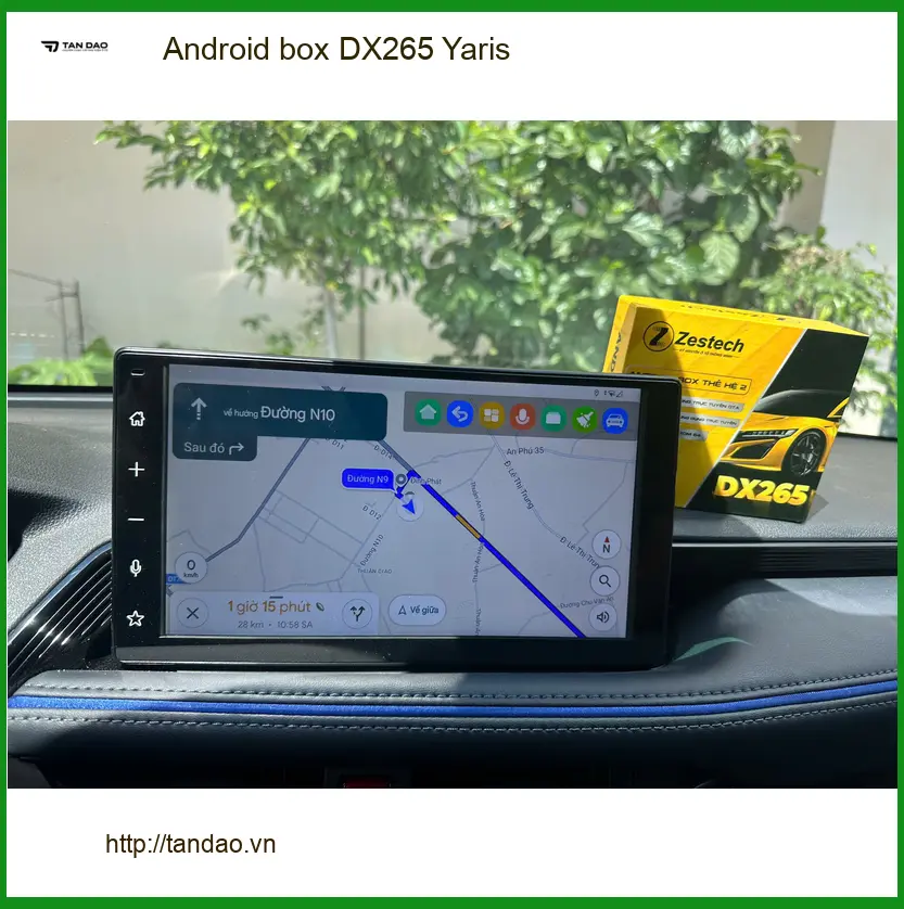 Anh Thắng lắp Android box DX265 cho Yaris tại Quận 4 muốn giải trí thông minh hơn ảnh thực tế 2