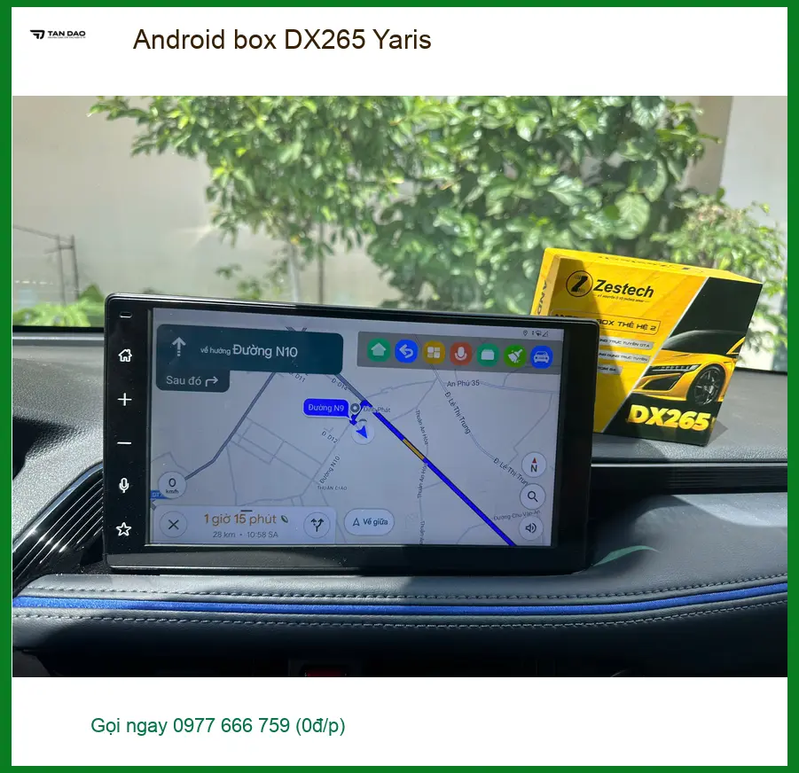 Chị Loan lắp Android box DX265 cho Yaris tại Quận Bình Thạnh - Uy tín, giá tốt ảnh thực tế 5