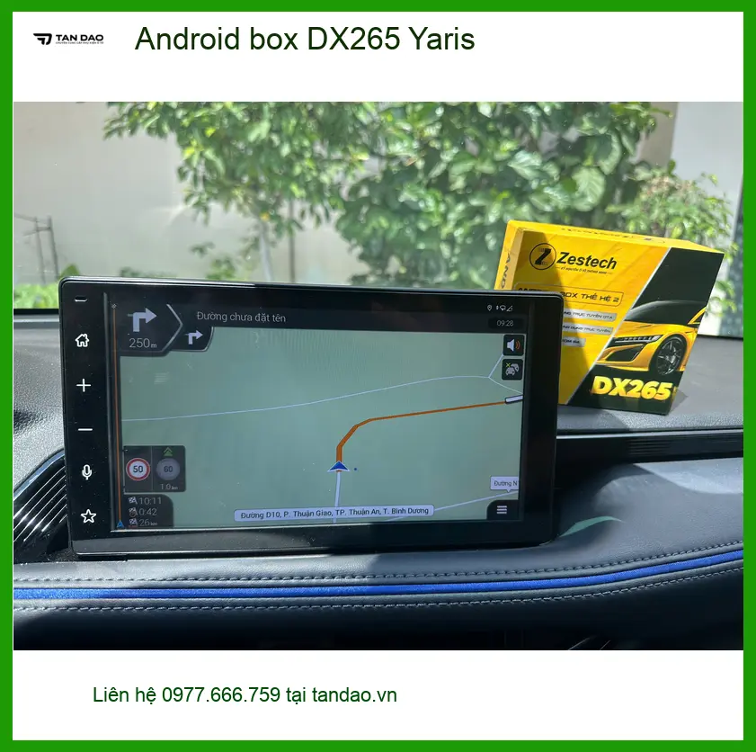 Chị Mai lắp Android box DX265 cho Yaris tại Quận 7 muốn giải trí tiện lợi hơn