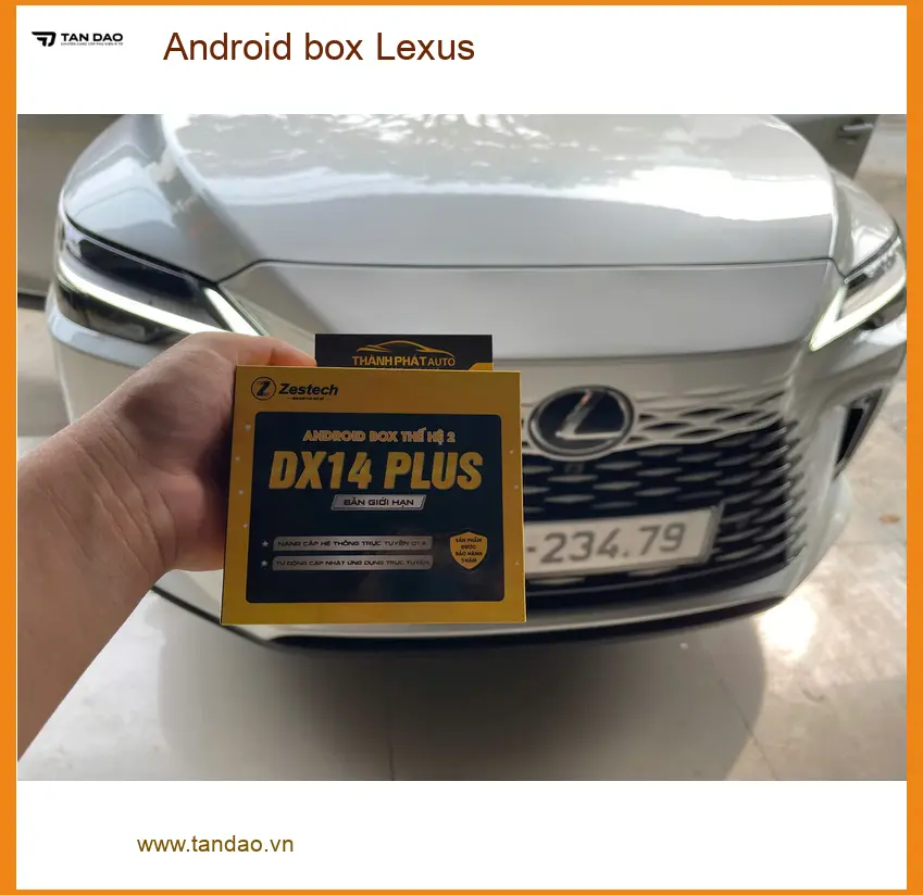 Chị Thảo lắp Android box cho Lexus RX350 tại Quận 11 để biến màn hình zin thành smart TV ảnh thực tế 2