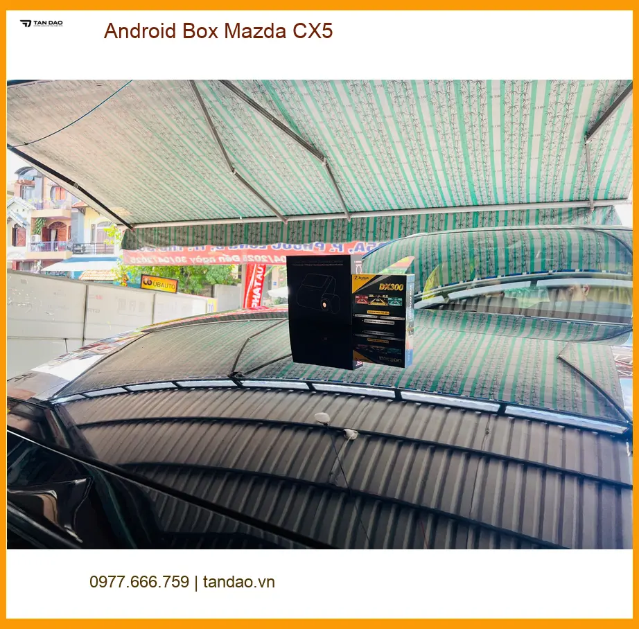 Chị Lệ lắp Android Box cho Mazda CX5 tại Hóc Môn để xem YouTube, dẫn đường Google Maps ảnh thực tế 2