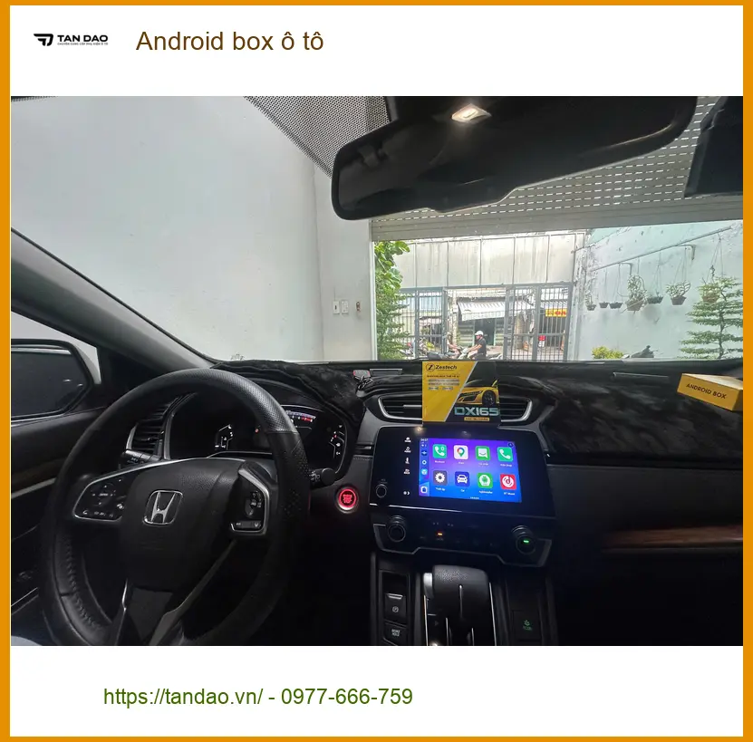 Chị Mai gắn Android box ô tô cho Mazda CX-5 tại Quận 3 cho xe tiện nghi hơn. ảnh thực tế 2