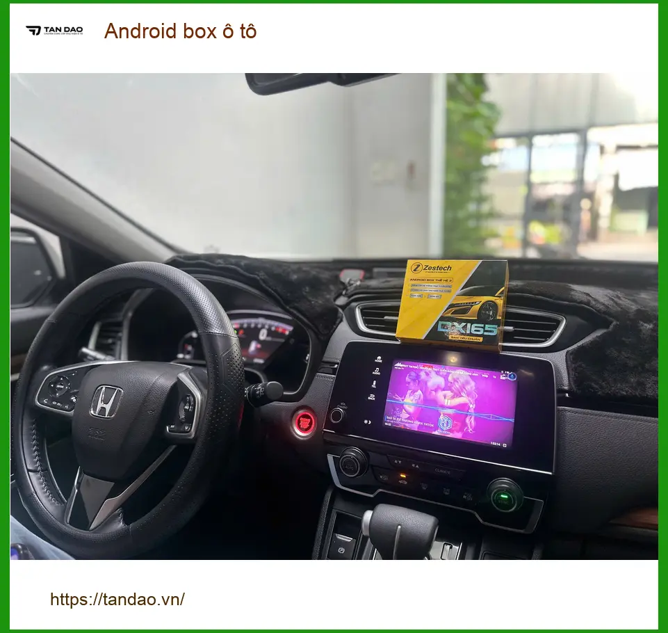Chị Mai gắn Android box ô tô cho Mazda CX-5 tại Quận 3 cho xe tiện nghi hơn. ảnh thực tế 3