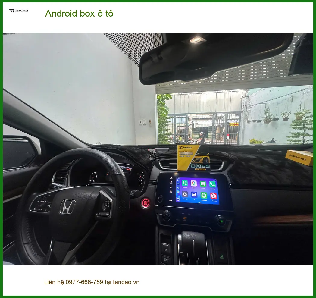 Anh Tùng lắp Android box ô tô cho Mazda CX-5 tại Quận 9 tiện ích