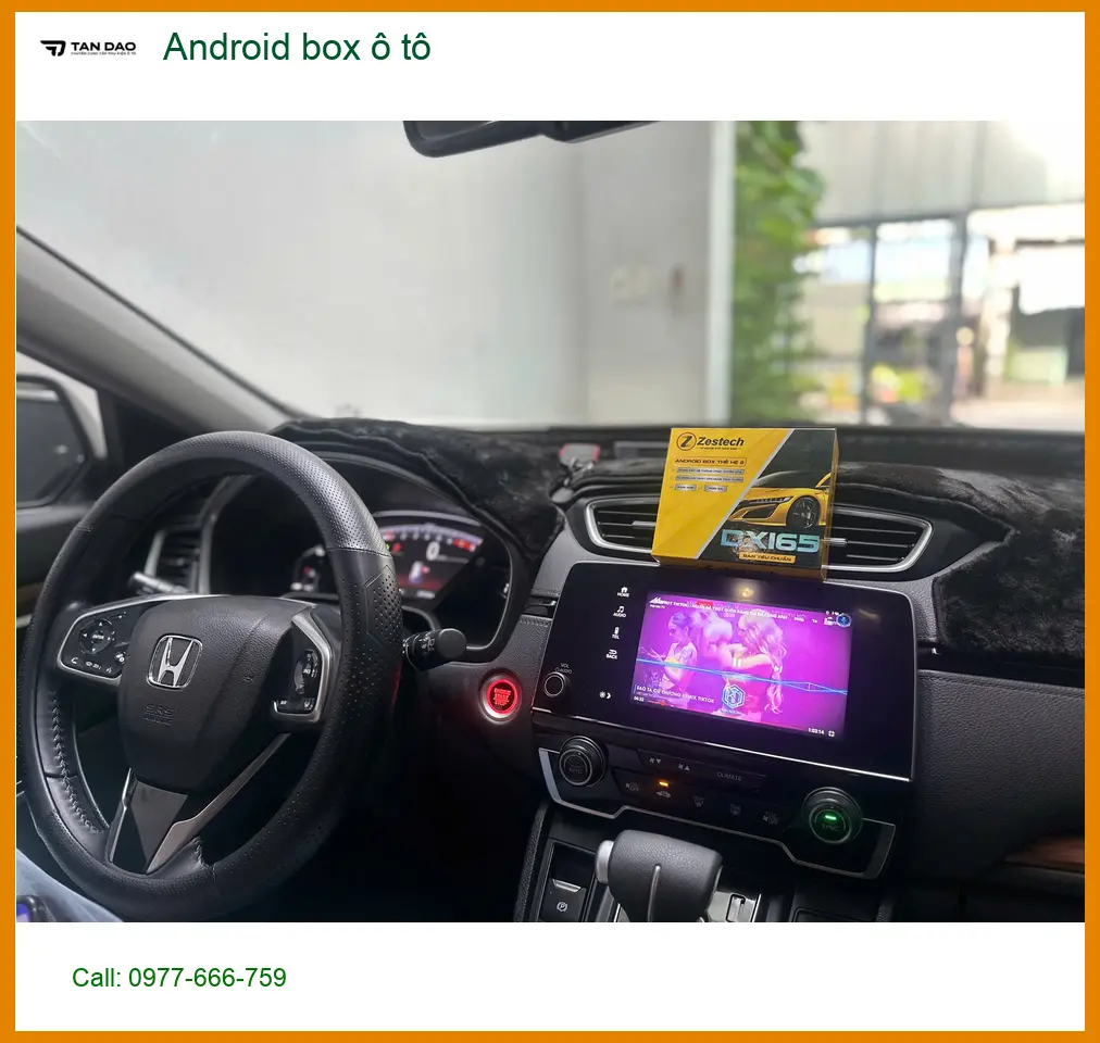 Anh Vỹ lắp Android box ô tô Hyundai Santa Fe tại Quận Thủ Đức muốn nâng tầm giải trí