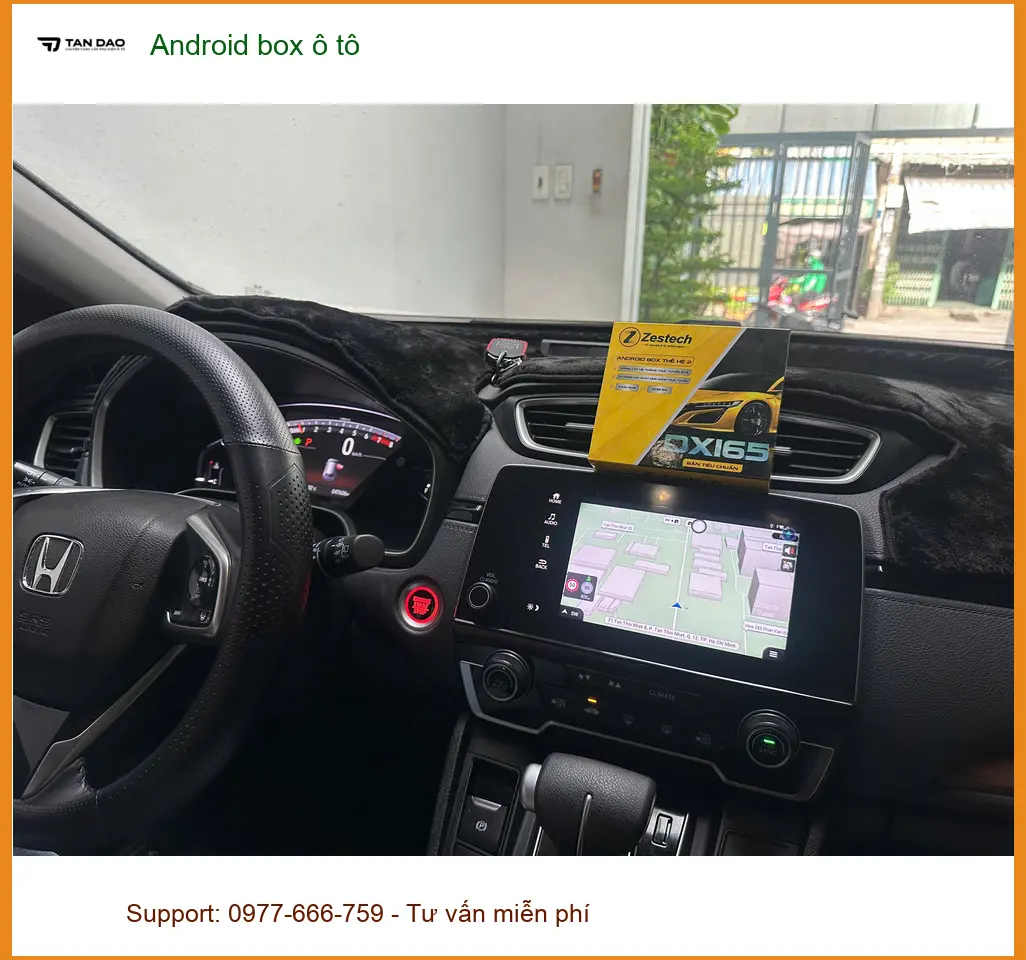 Anh Vỹ lắp Android box ô tô Hyundai Santa Fe tại Quận Thủ Đức muốn nâng tầm giải trí ảnh thực tế 2