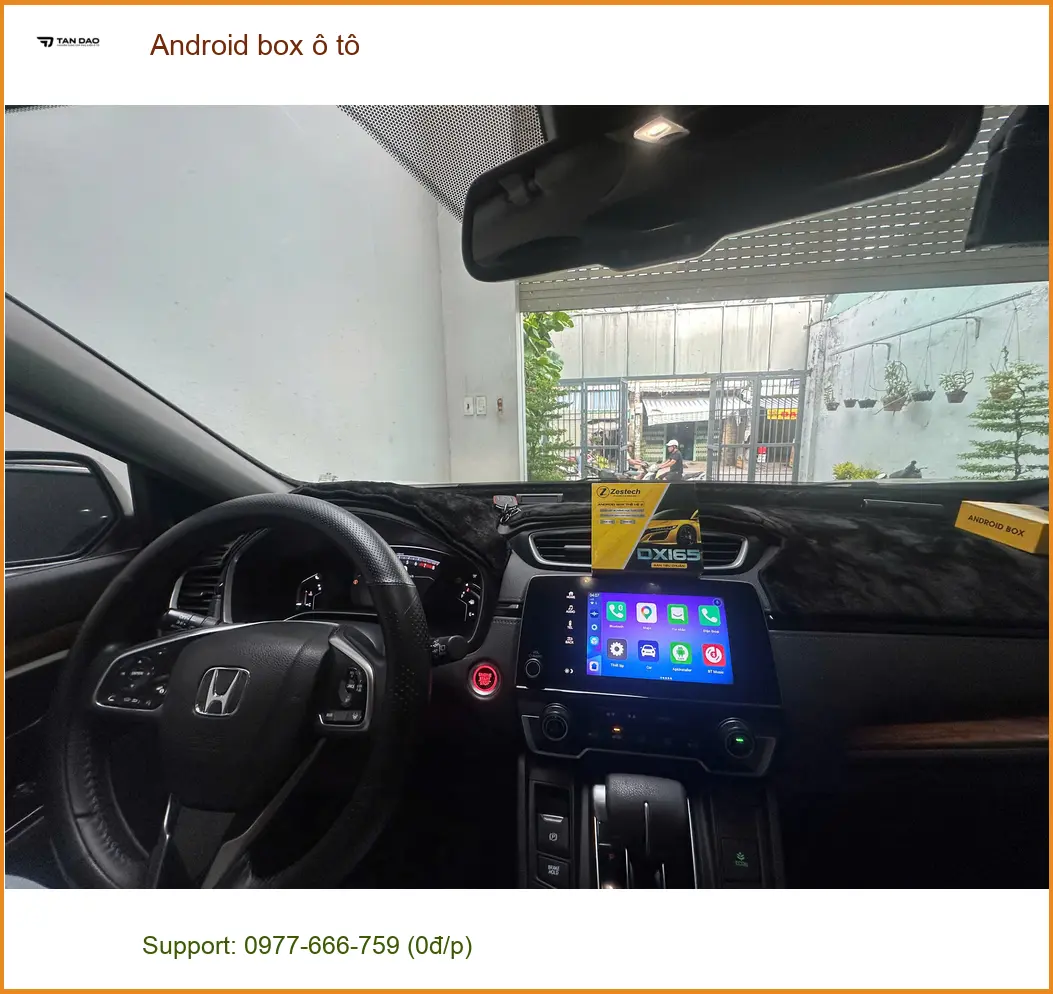 Anh Khang lắp Android box ô tô Toyota Vios tại Quận 6 nâng cấp giải trí.