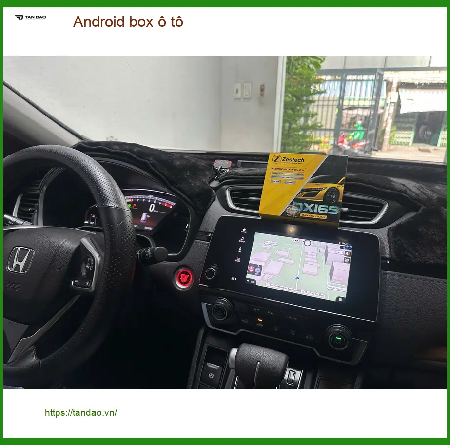 Anh Khải lắp Android box ô tô cho Honda CR-V tại Quận 10 để nâng tầm tiện ích ảnh thực tế 2
