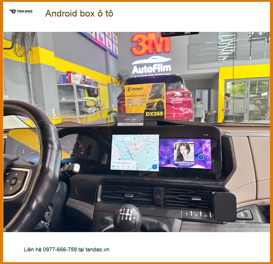 Anh Thành lắp Android box ô tô cho Hyundai Creta tại Quận Bình Tân để xem giải trí ảnh thực tế 2