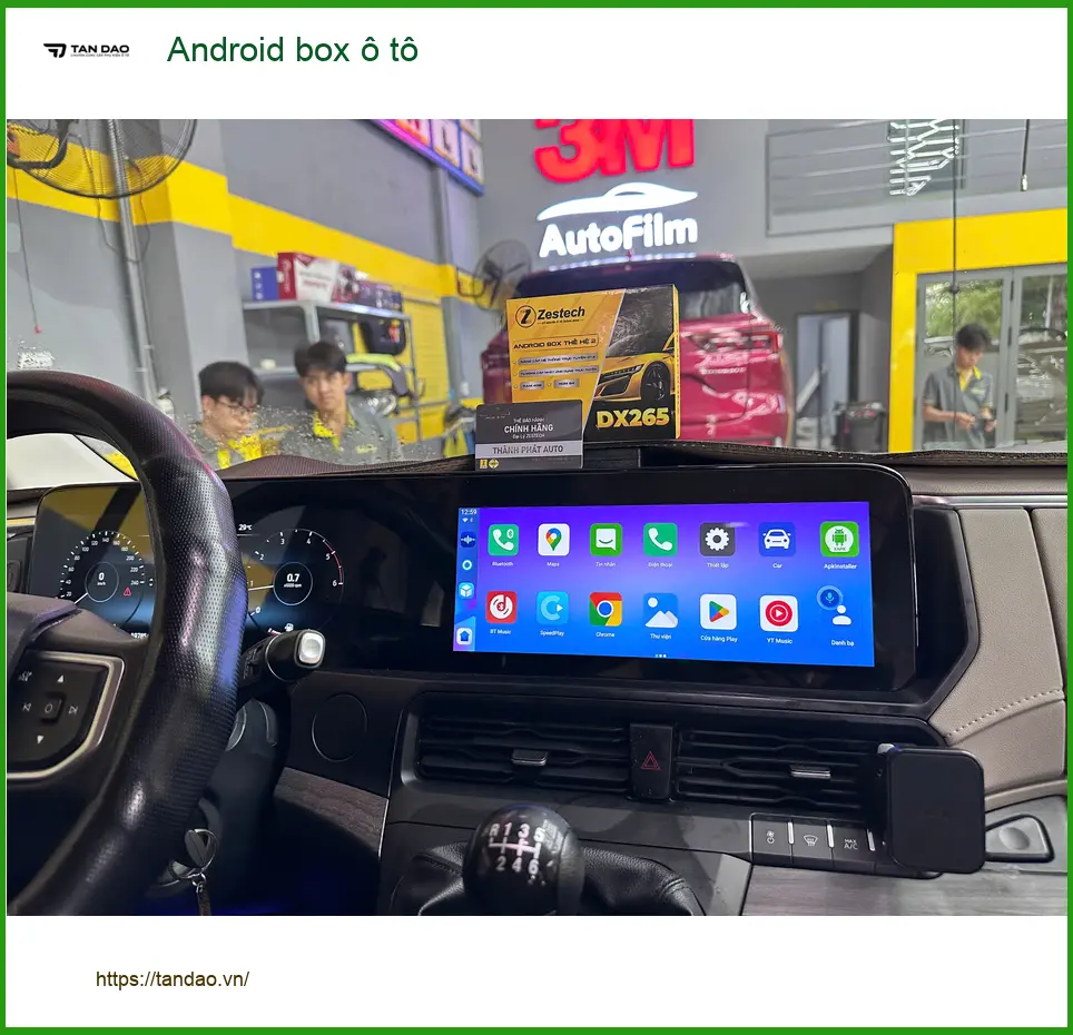 Anh Minh lắp Android box ô tô cho Hyundai Creta tại Quận 1 để nâng tầm giải trí trên xe ảnh thực tế 4
