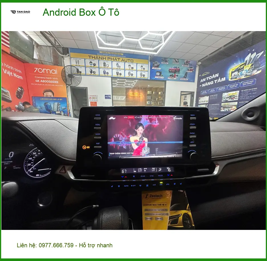Cô Hà lắp Android Box Ô Tô Hyundai Santa Fe Quận 5 giá tốt.