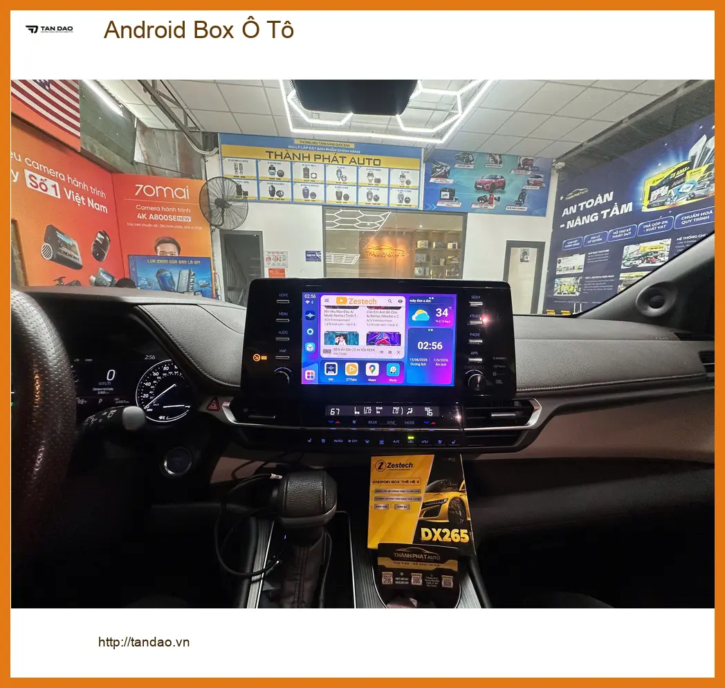Cô Hà lắp Android Box Ô Tô Hyundai Santa Fe Quận 5 giá tốt. ảnh thực tế 2