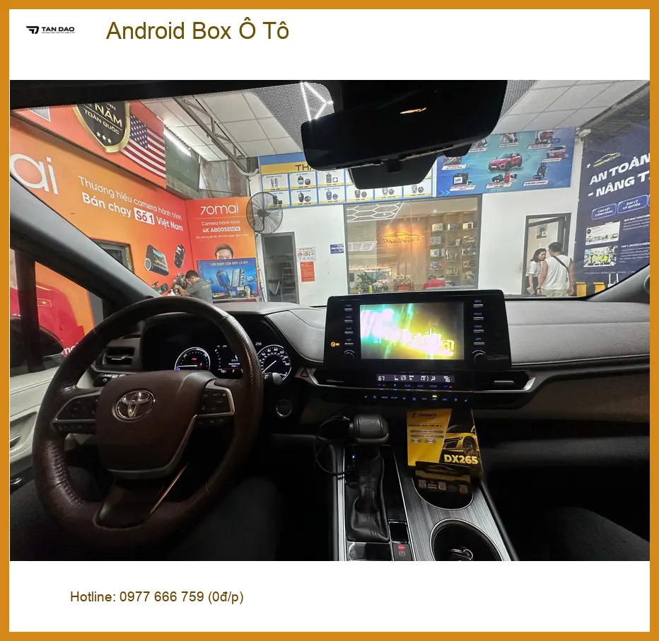 Cô Hà lắp Android Box Ô Tô Hyundai Santa Fe Quận 5 giá tốt. ảnh thực tế 3