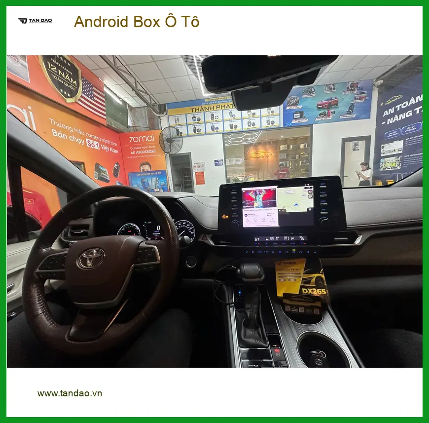 Cô Hà lắp Android Box Ô Tô Hyundai Santa Fe Quận 5 giá tốt. ảnh thực tế 5