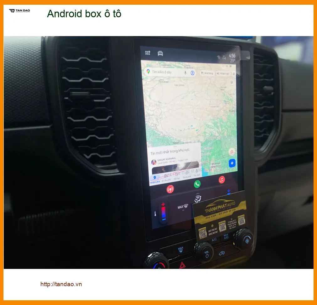 Anh Tuấn Kiệt lắp Android box ô tô Hyundai Accent ở Cần Giờ tiện giải trí. ảnh thực tế 2