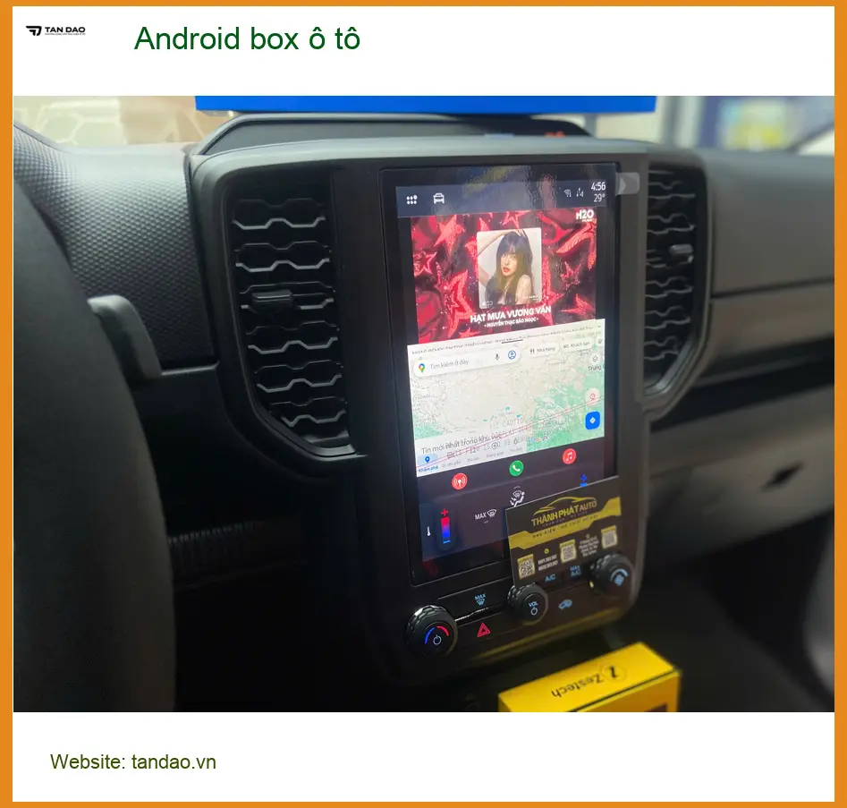 Anh Tuấn Kiệt lắp Android box ô tô Hyundai Accent ở Cần Giờ tiện giải trí. ảnh thực tế 3