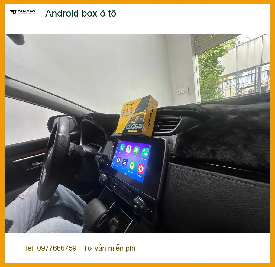 Anh Tấn lắp Android box ô tô cho Hyundai Elantra tại Q4 để giải trí đa năng ảnh thực tế 2