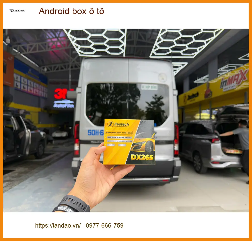 Anh Đức Thành lắp Android box ô tô Honda CRV tại Quận Huyện Nhà Bè ảnh thực tế 3