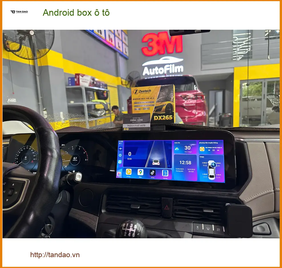 Anh Đức Thành lắp Android box ô tô Honda CRV tại Quận Huyện Nhà Bè ảnh thực tế 4