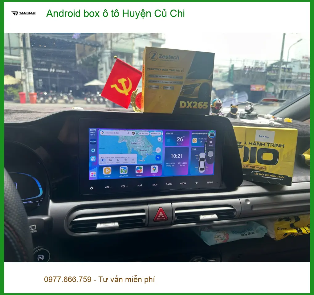 Nơi Lắp Android Box box ô tô Huyện Củ Chi - Giá Tốt TPHCM