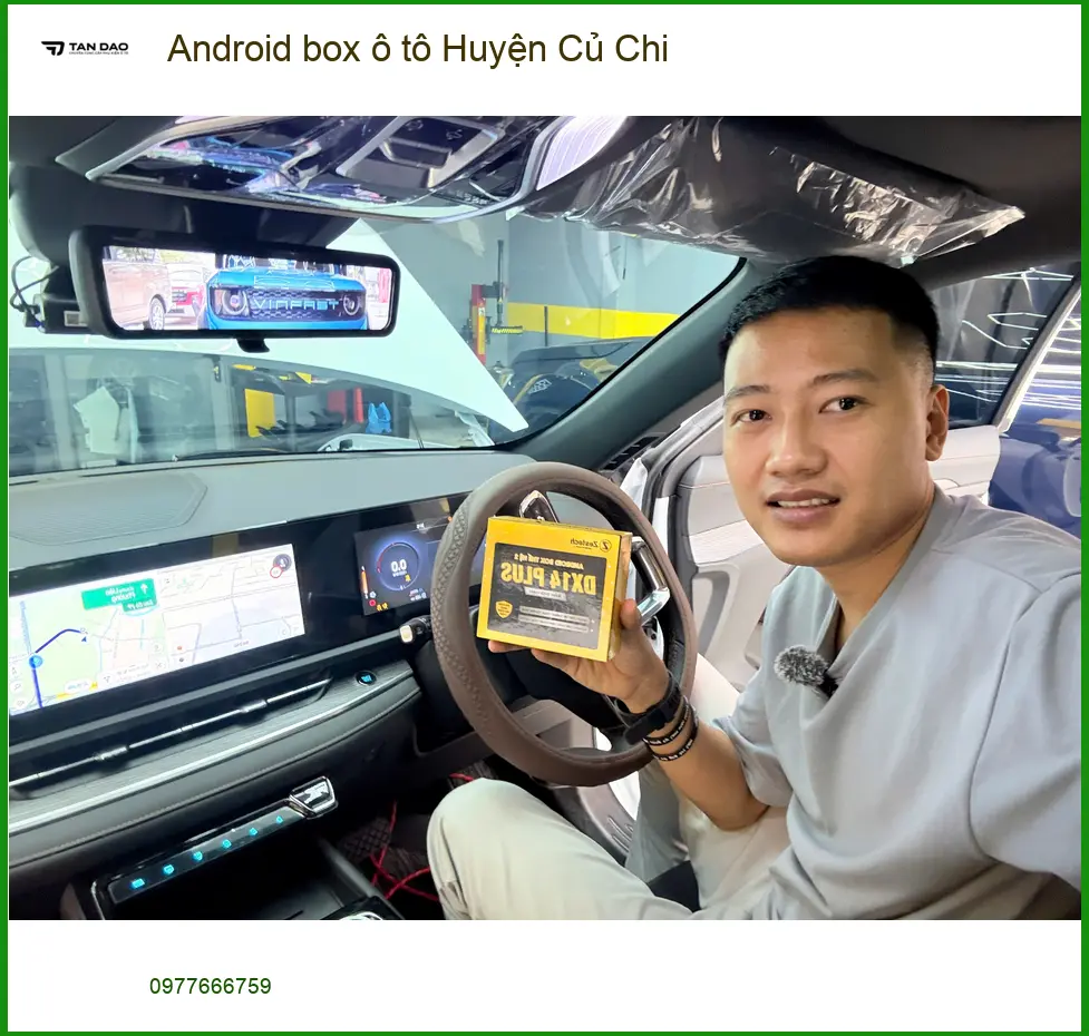 Nơi Lắp Android Box box ô tô Huyện Củ Chi - Giá Tốt TPHCM ảnh thực tế 2