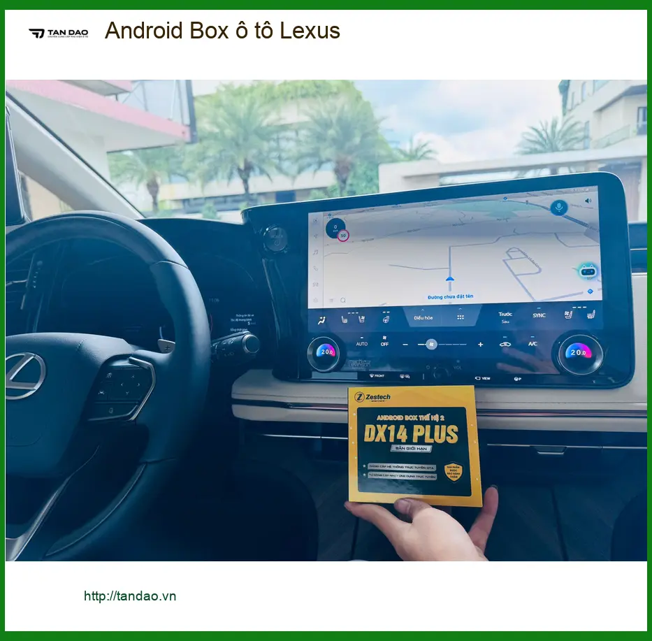 Chú Ba lắp Android Box ô tô Lexus NX 200t Quận Phú Nhuận ảnh thực tế 3