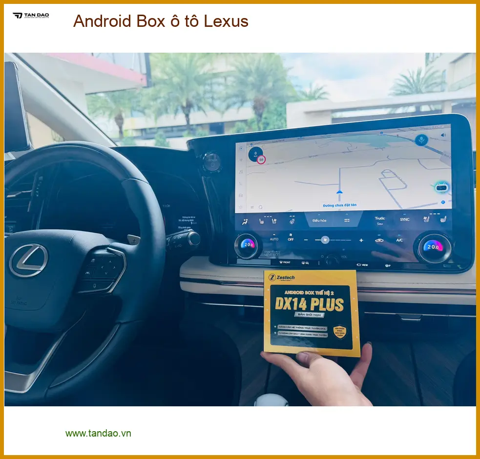 Anh Nam lắp Android Box ô tô Lexus GS450h tại Quận 9 để giải trí. ảnh thực tế 3