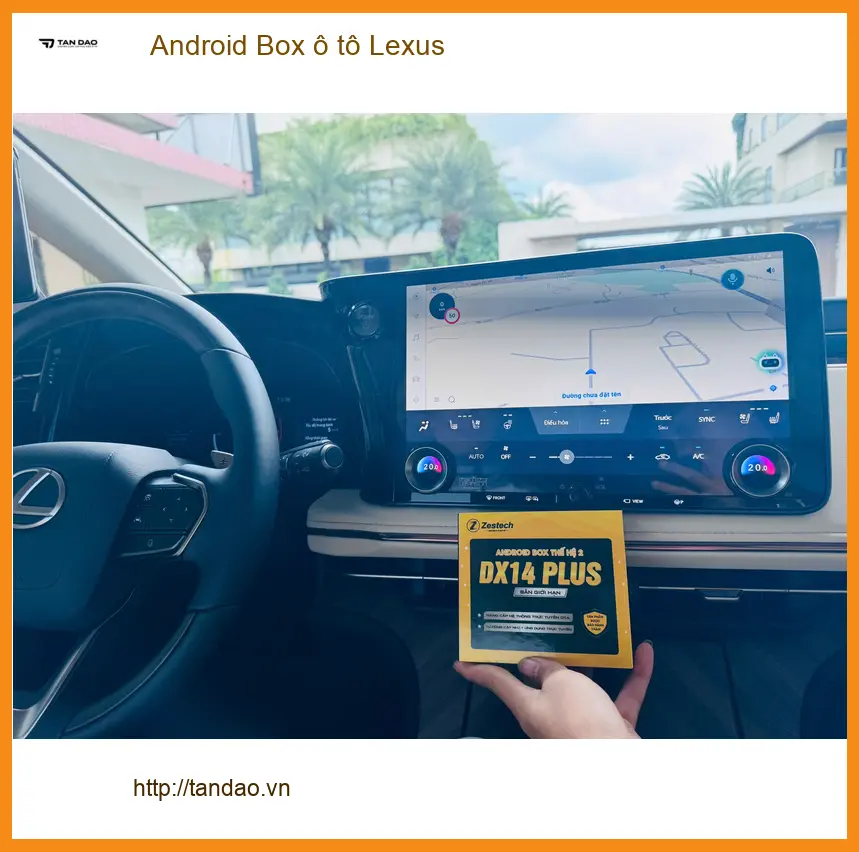 Anh Sơn lắp Android Box ô tô Lexus RX 350 tại Quận 2 tiện lợi hơn ảnh thực tế 3
