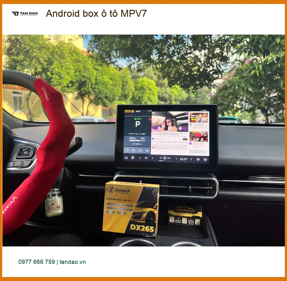 Anh Quang lắp Android box ô tô MPV7 cho Mitsubishi Xpander Cross tại Quận 10 ảnh thực tế 4