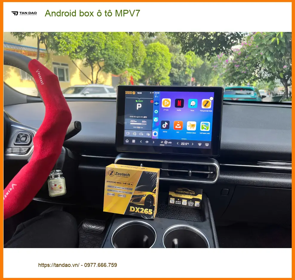 Anh Quang lắp Android box ô tô MPV7 cho Mitsubishi Xpander Cross tại Quận 10 ảnh thực tế 5