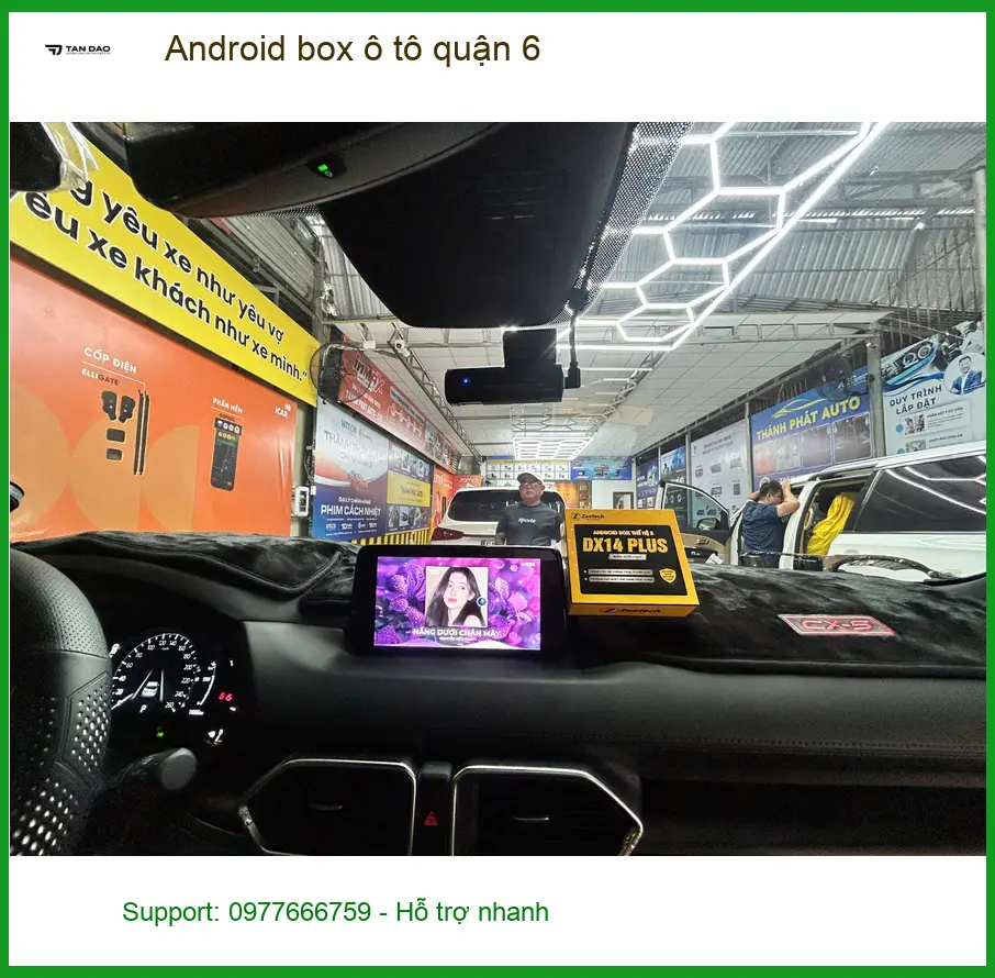 Địa Chỉ Lắp Android Box box ô tô quận 6 - Lắp Đặt Uy Tín TPHCM ảnh thực tế 2