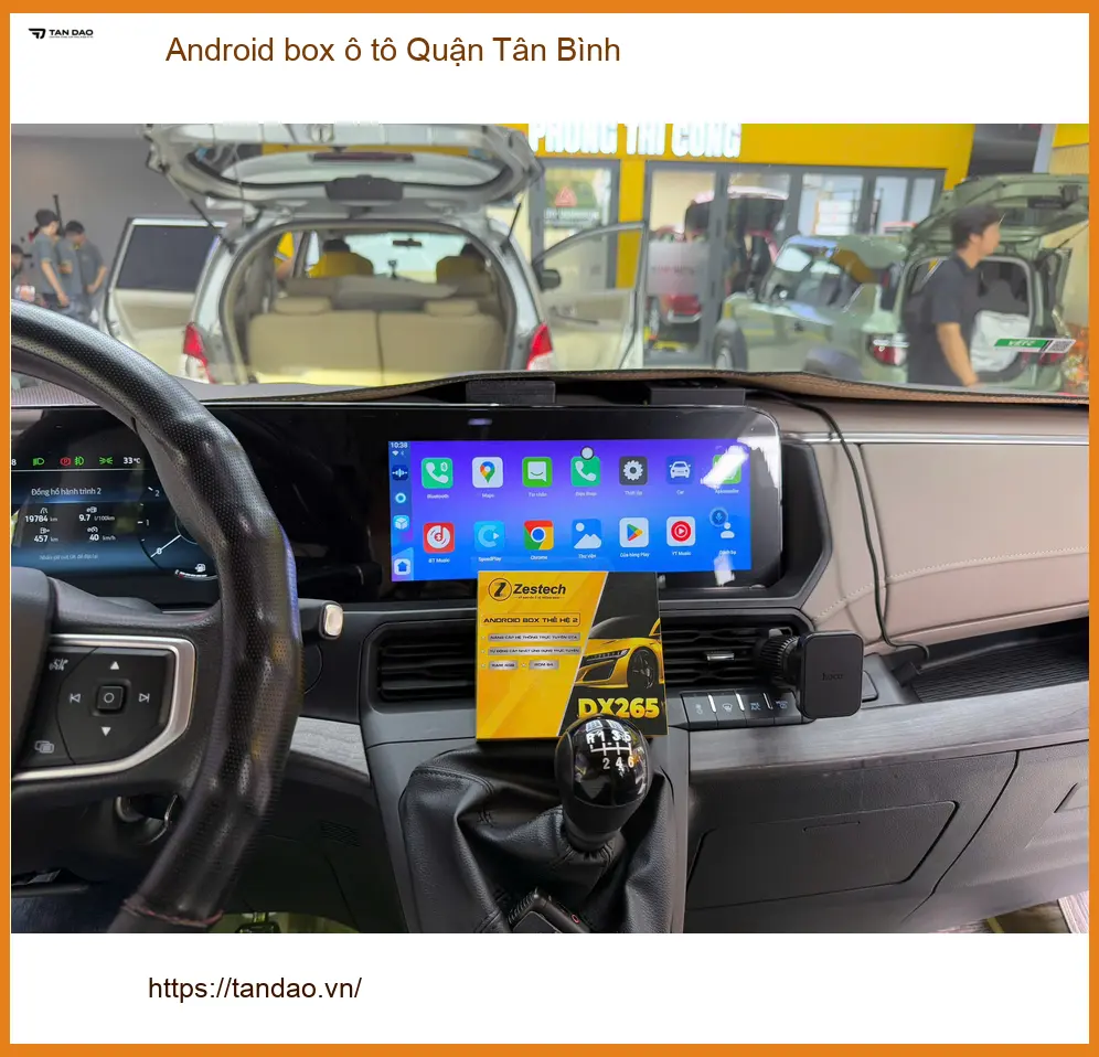 Trung Tâm Lắp Android Box box ô tô Quận Tân Bình - Lắp Đặt Uy Tín TPHCM ảnh thực tế 3