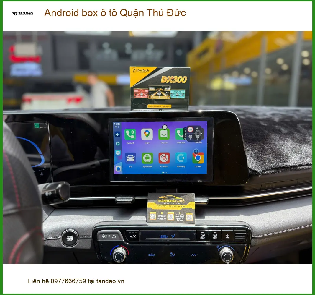 Địa Chỉ Lắp Android Box box ô tô Quận Thủ Đức - Giá Tốt TPHCM ảnh thực tế 2