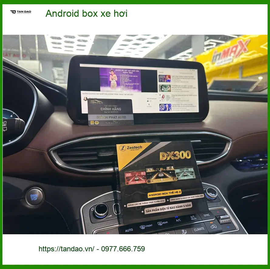 Anh Đạt lắp Android Box xe hơi cho Hyundai Kona tại Quận Thủ Đức