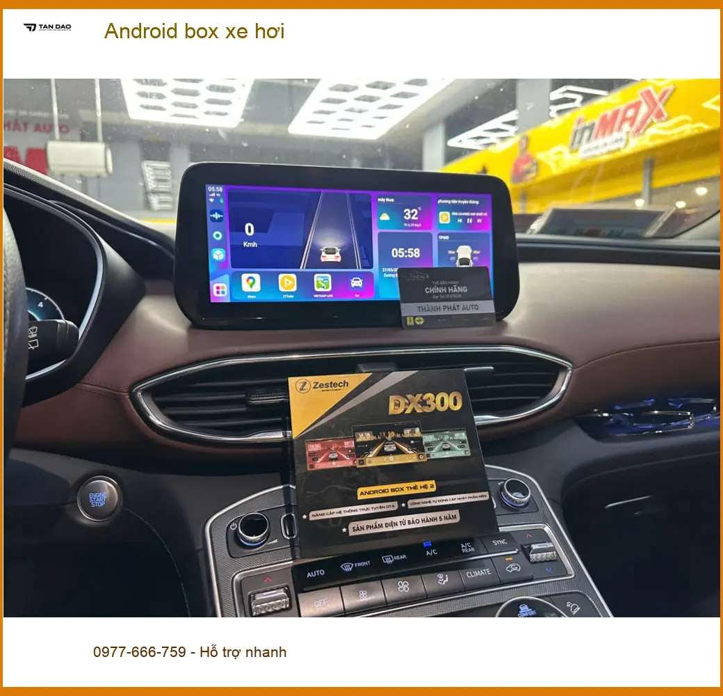 Anh Đạt lắp Android Box xe hơi cho Hyundai Kona tại Quận Thủ Đức ảnh thực tế 2