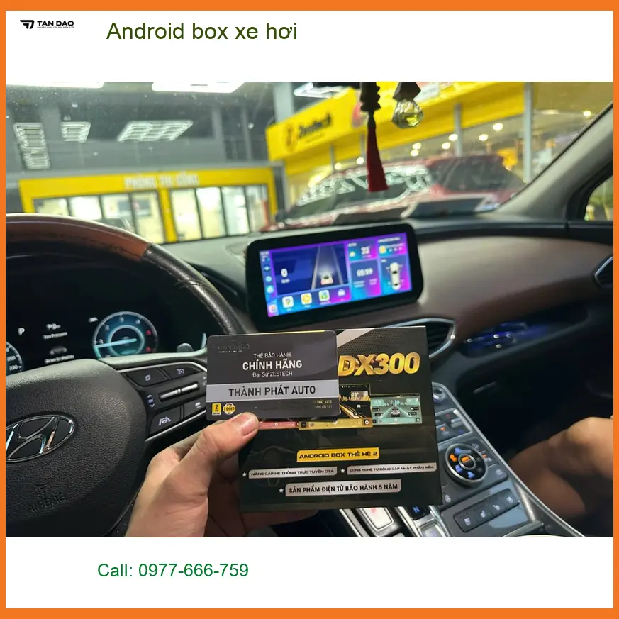 Chú Tùng lắp Android box xe hơi Honda CRV Quận 6 để xem bản đồ, giải trí ảnh thực tế 2