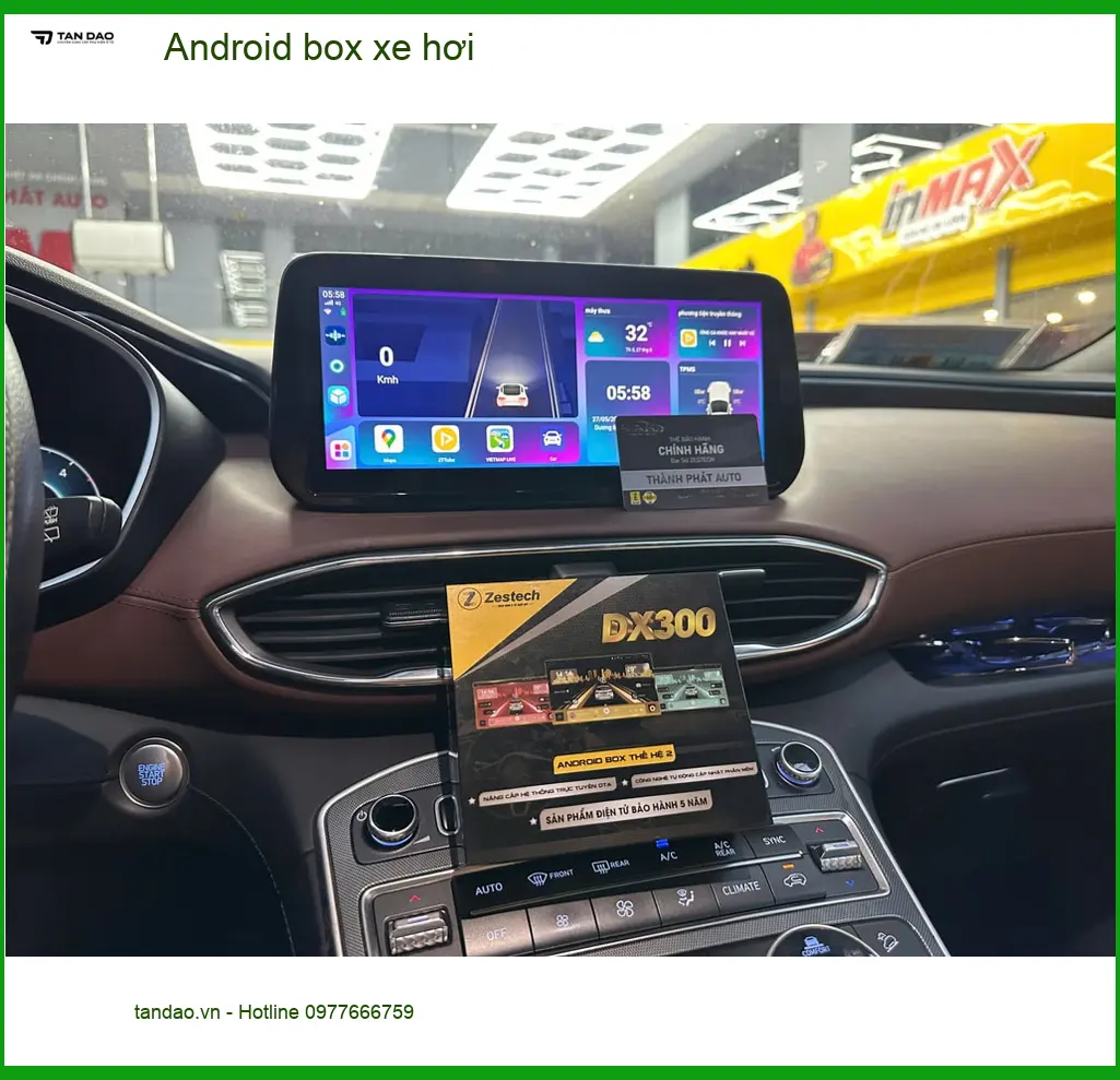 Chú Tùng lắp Android box xe hơi Honda CRV Quận 6 để xem bản đồ, giải trí ảnh thực tế 3