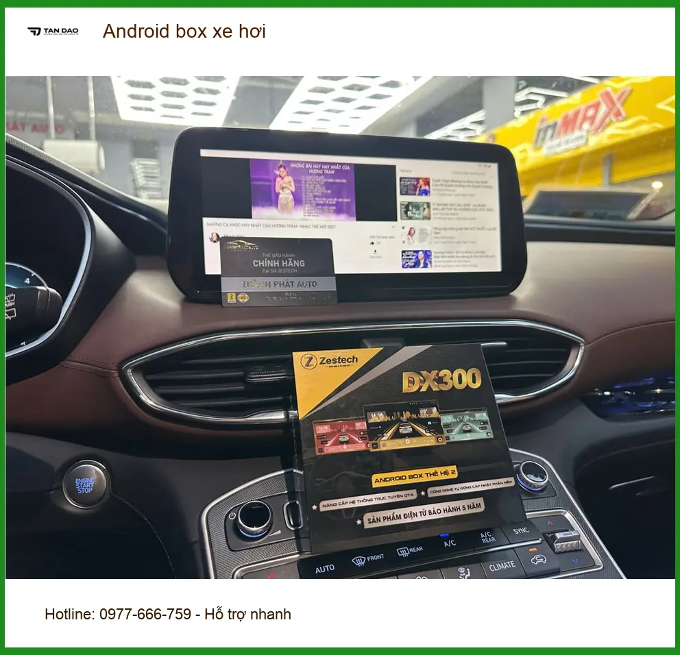 Anh Hưng lắp Android box xe hơi cho xe Toyota Vios tại Quận Bình Thạnh