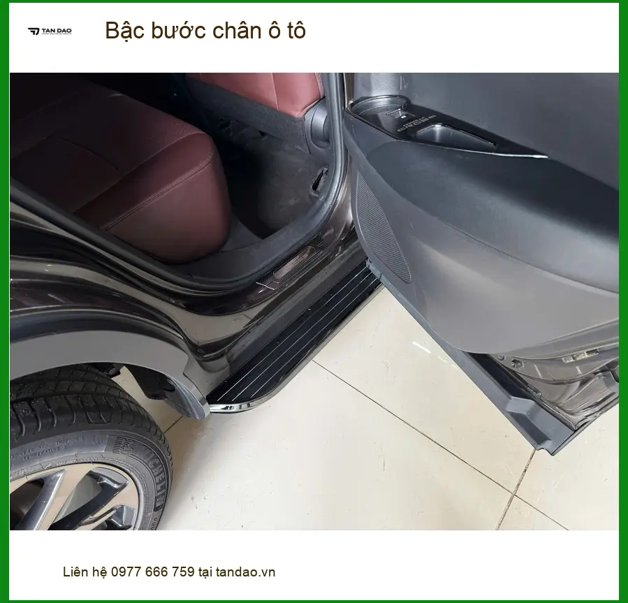 Anh Minh lắp bậc bước chân ô tô Hyundai SantaFe ở Quận 9 ảnh thực tế 4