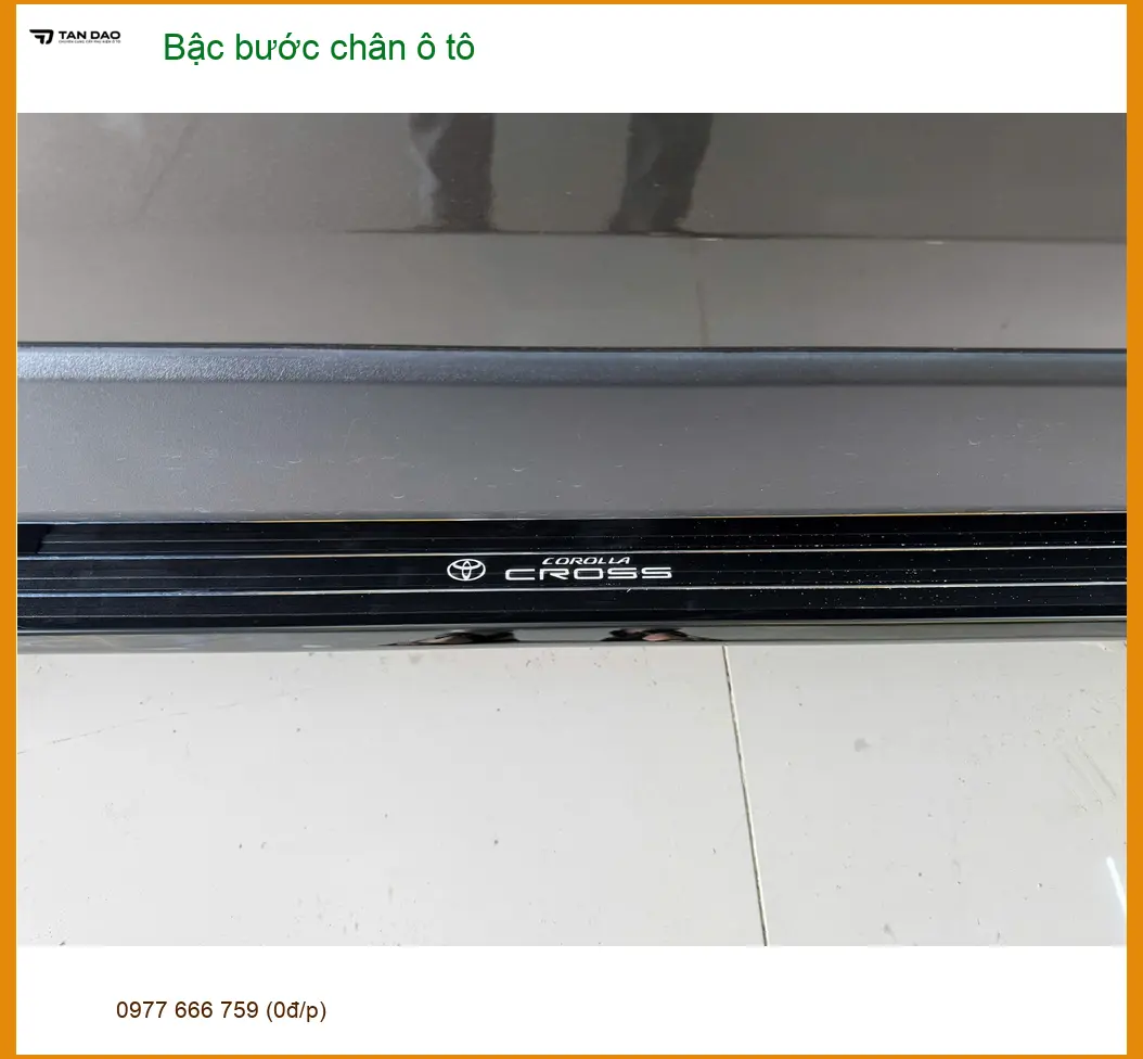 Anh Khoa lắp bậc bước chân ô tô cho VinFast Lux SA tại Thủ Đức cho gia đình. ảnh thực tế 2