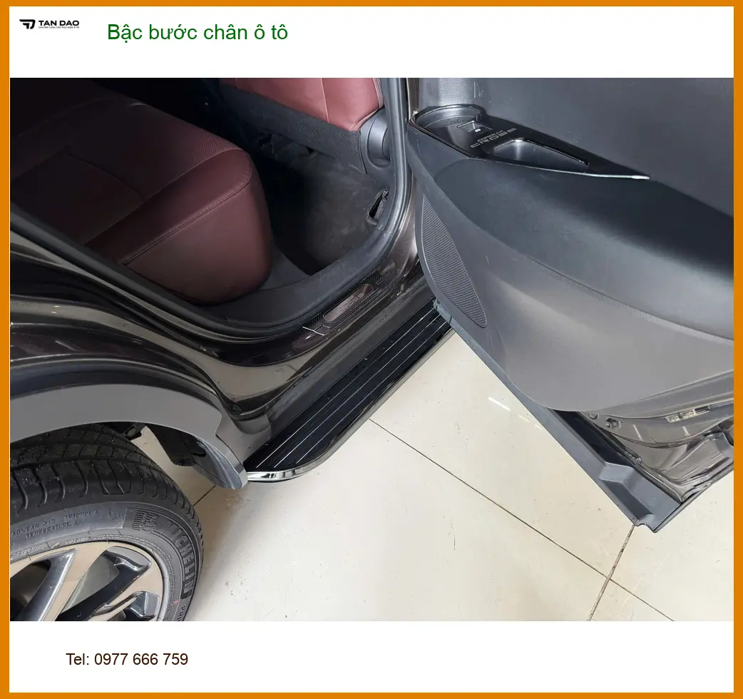 Anh Khoa lắp bậc bước chân ô tô cho VinFast Lux SA tại Thủ Đức cho gia đình. ảnh thực tế 4