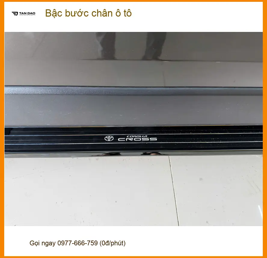 Chị Thuỳ Vân lắp bậc bước chân ô tô Hyundai Santa Fe tại Quận 4 ảnh thực tế 4
