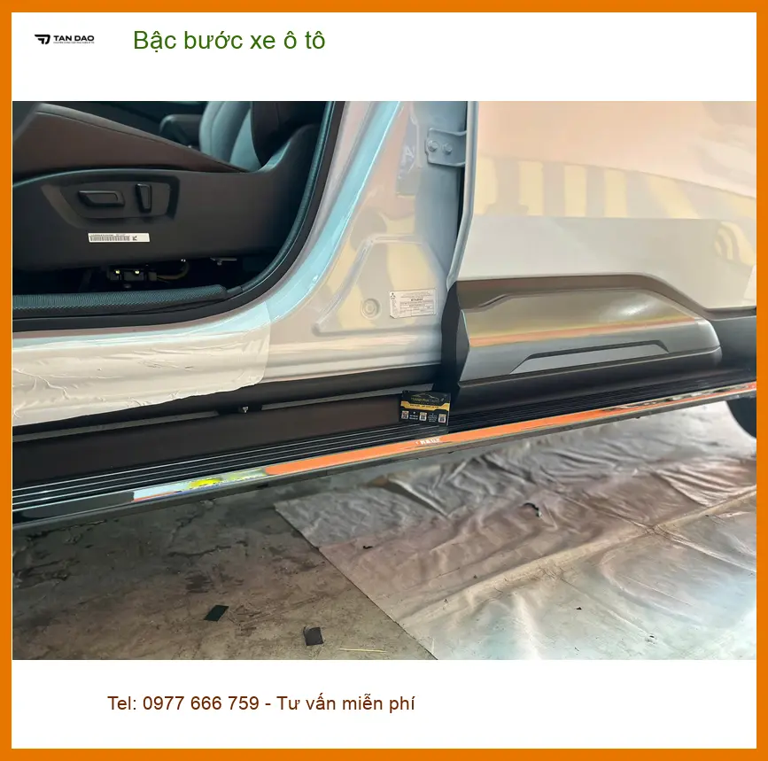 Anh Long lắp bậc bước xe ô tô Toyota Fortuner tại Quận Tân Bình ảnh thực tế 2